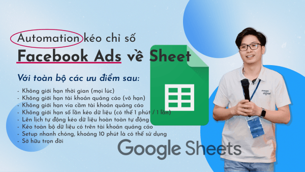 2025 | Automation kéo chỉ số Facebook Ads về Google Sheet